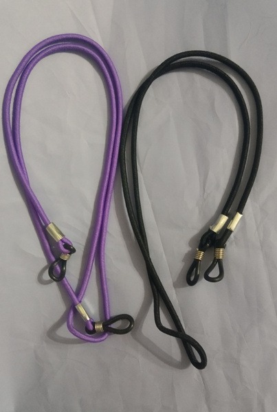 Black & Colored Eyeglass Retainers (2-Pack)
