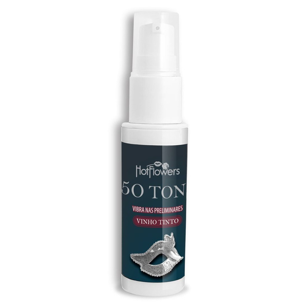 50 Tons Vibrating Gel with Red Wine Scent - Couples Intimate Lubricant (15g)