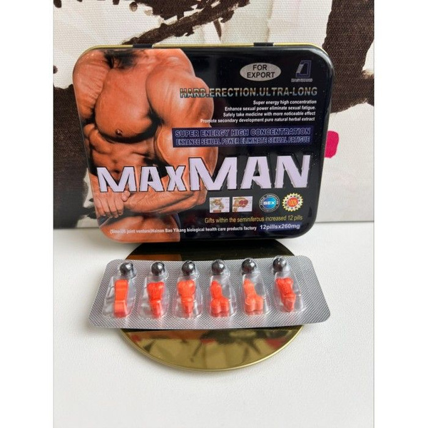 MAXMAN: 24 Tablets for Men's Enhancement