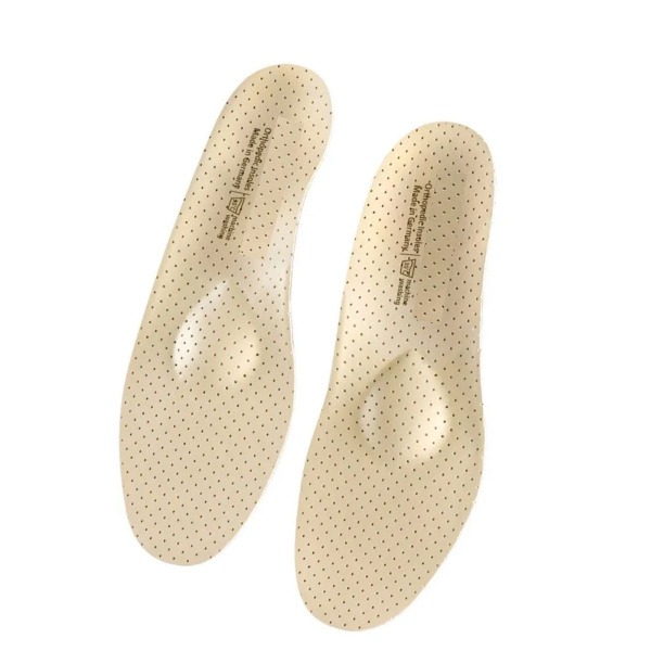 Leather Orthotic Insoles for Flat Feet: Concept Tech