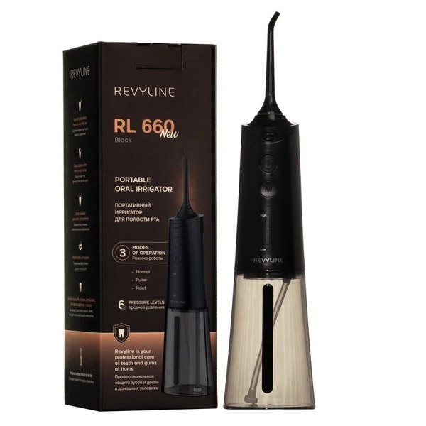 Revyline RL660 Black Portable Water Flosser
