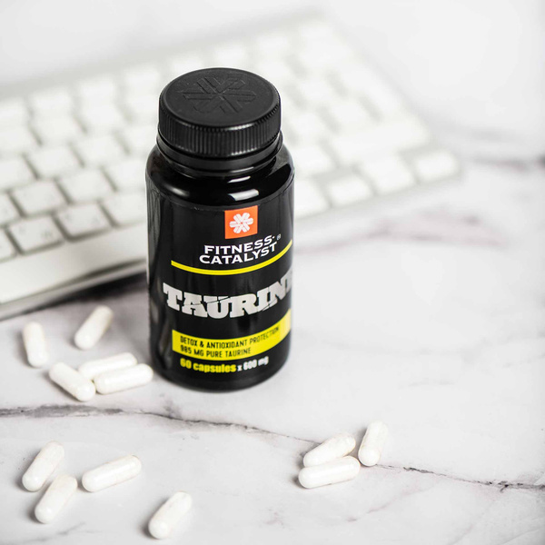 Taurine Fitness Supplement: 60 Capsules