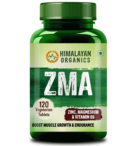 ZMA with Vitamin B6: 120 Capsules - Himalayan Organics