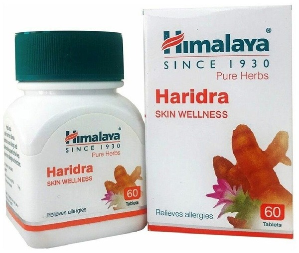 Himalaya Haridra: Natural Antibiotic Tablets (60 Count)