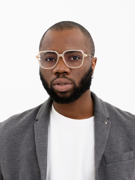 HAVVS K9135 Unisex Eyeglass Frames with Blue Light Blocking Lenses
