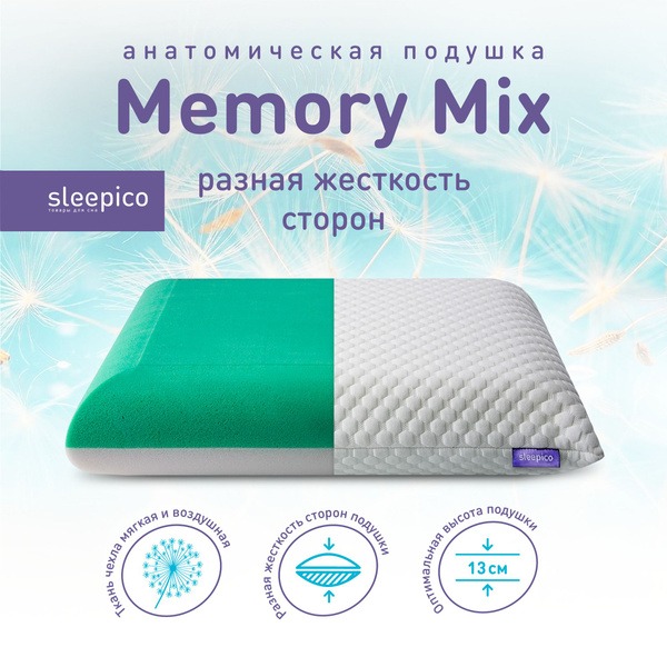 Memory Foam Orthopedic Pillow: Dual-Sided, Adjustable Firmness