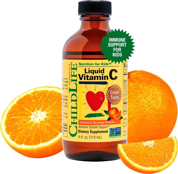 ChildLife Liquid Vitamin C (118ml Orange): Immune Support & Antioxidant