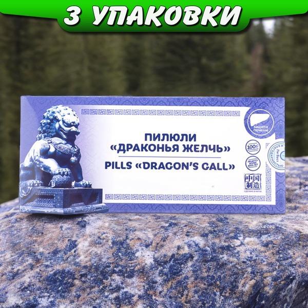 Dragon Bile Pills for Liver & Gallbladder Support – 3 Packs