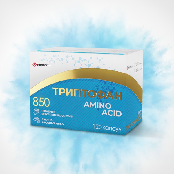 L-Tryptophan 850mg (120 Capsules): Mood Support, Sleep Aid, & Stress Relief