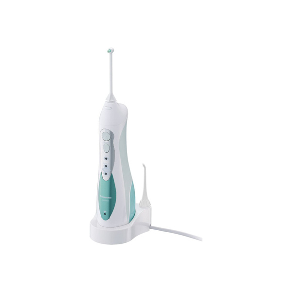 Panasonic EW1313 Oral Irrigator (White/Teal, 2 Nozzles)