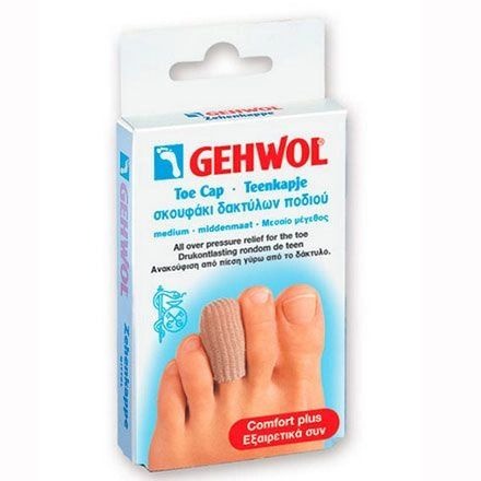 Gehwol Protective Toe Cap for Middle Finger (Elastic Fabric)