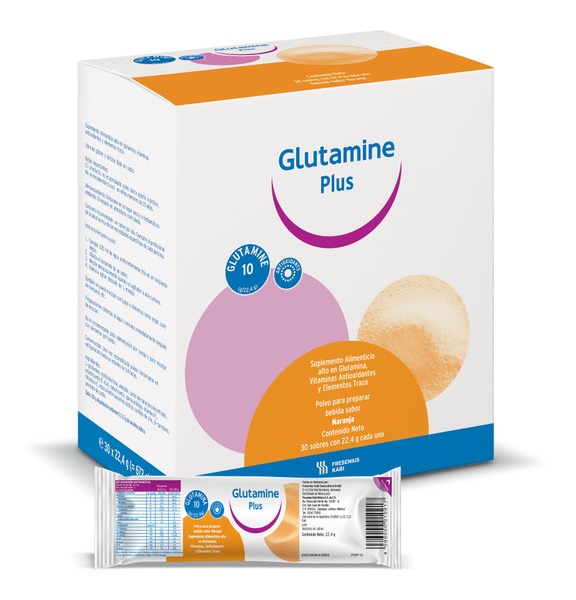 Glutamine Orange Supplement - 30 Capsules