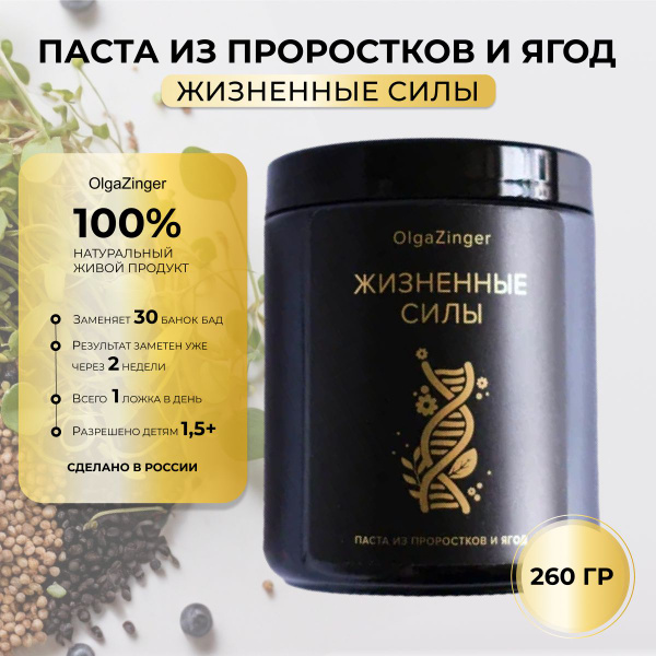 Superfood "Life Force": Sprouted Grain & Berry Paste (260g)