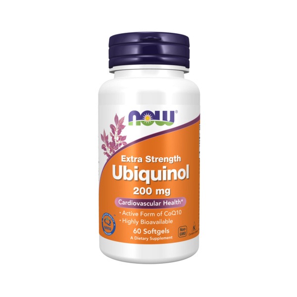 NOW Ubiquinol 200mg - 60 Capsules