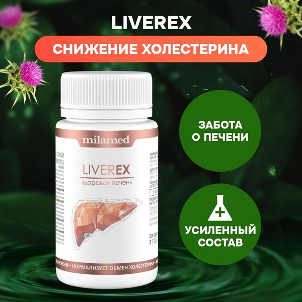 Liver Support Supplement: Milk Thistle Detox & Cholesterol Lowering (40 Capsules)