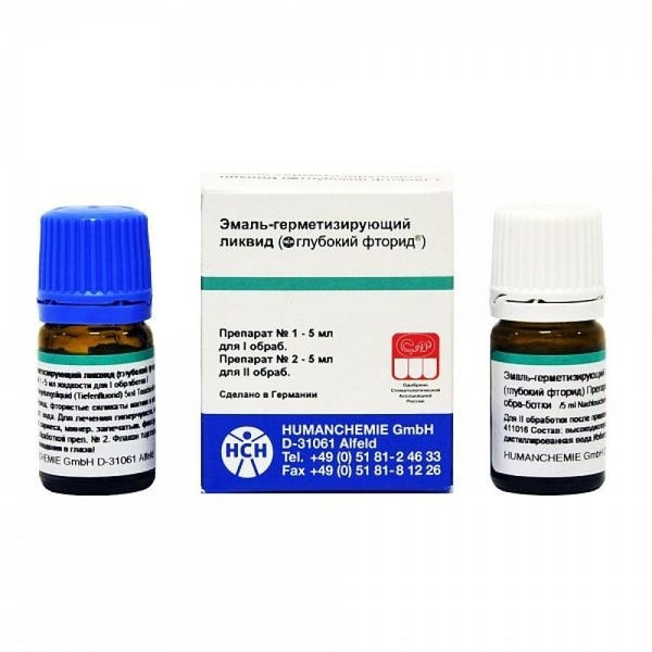 HumanChemie Enamel Sealer Liquid, 2 x 5ml: 2-Part Kit