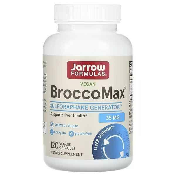 BroccoMax Liver Support Supplement - 120 Veggie Capsules