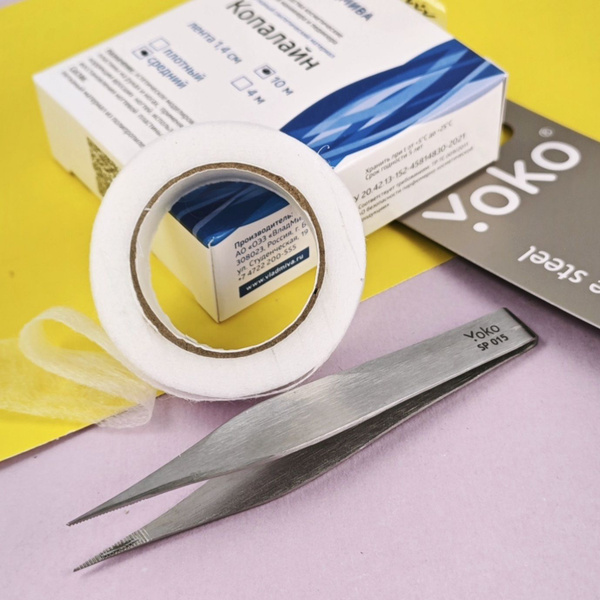 Copaline (Copolin) 1.4cm x 10m Roll + FREE Yoko SP-015 Podiatry Tweezers