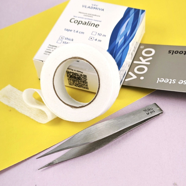 Copaline (Copolin) 1.4cm x 4m Roll, Heavy Duty + FREE Yoko SP-015 Podiatry Tweezers