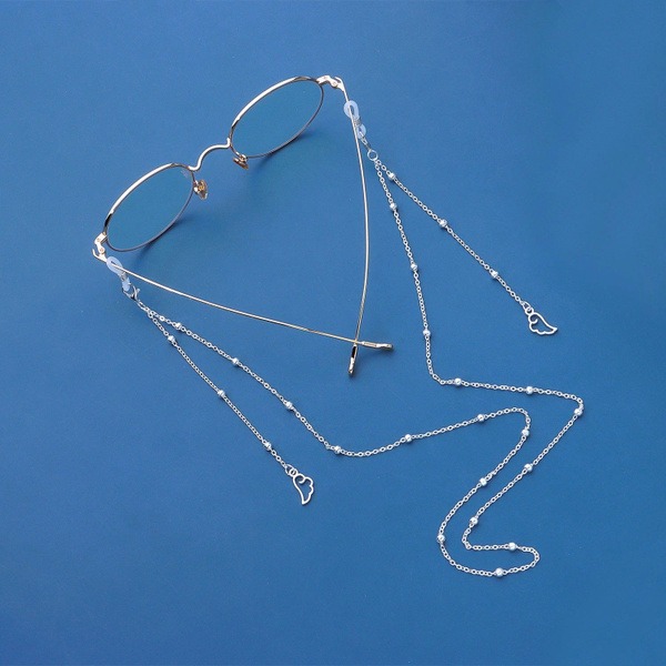 Angel Wings Silver Eyeglass Chain