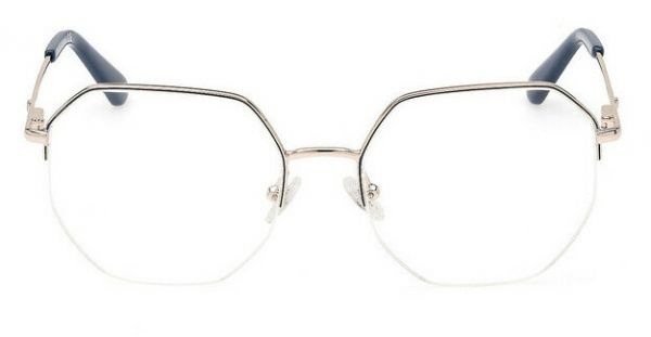 Guess GU 2935 092 Silver Round Metal Women's Eyeglass Frames