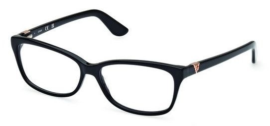 Guess GU2948-N 001 Black Rectangular Plastic Women's Eyeglass Frames