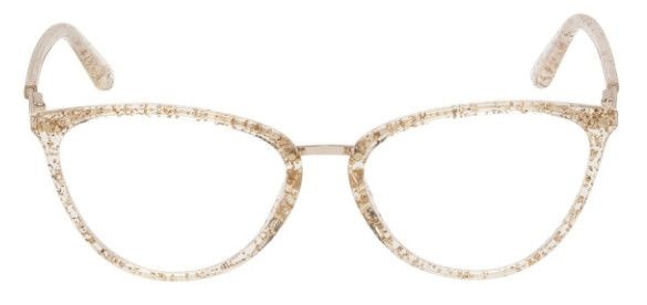 Guess GU2957 020 Beige Cat Eye Plastic Women's Eyeglass Frames