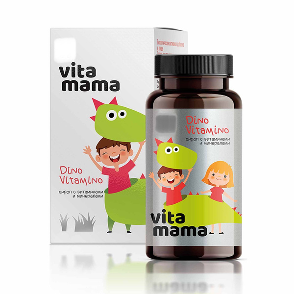 Dino Vitamino Vitamama Syrup: Vitamins & Minerals for Kids (150ml)