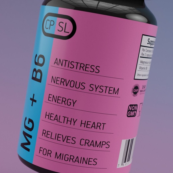 Magnesium B6 Complex: Citrate for Stress & Fatigue Relief
