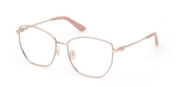 Guess GU 2825 028 Pink Square Metal Women's Eyeglass Frames