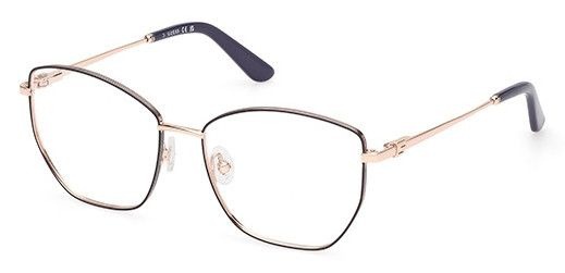 Guess GU2825 020 Grey Metal Butterfly Sunglasses for Women