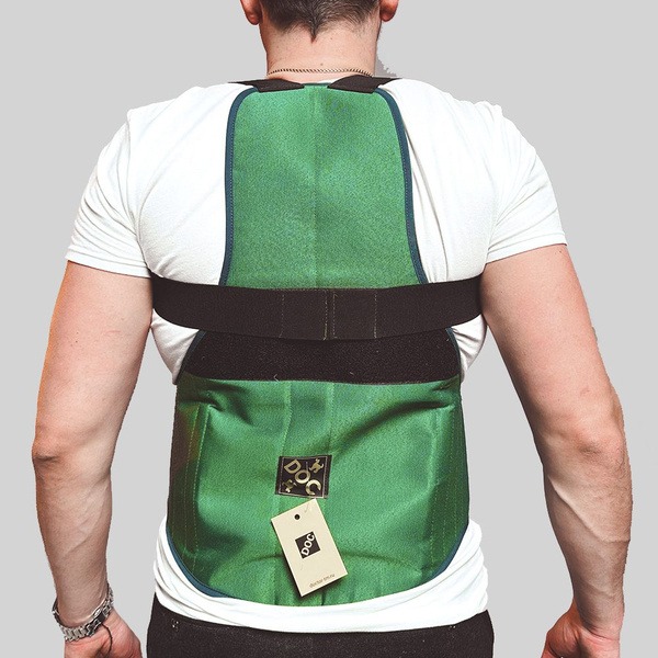 Doctor TM Back Support Corset with Natural Wool Lining - Universal Fit, XXXL