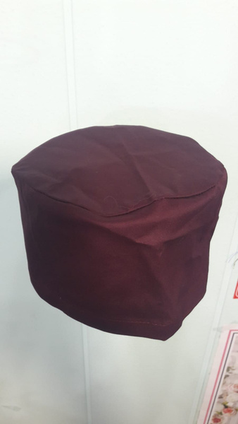 Burgundy Medical Cap (Bouffant Cap) with Elastic - Size Large (60-62cm)