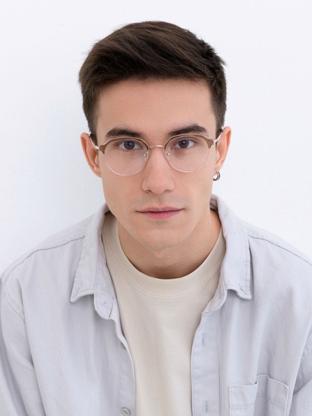 HAVVS M2686 Unisex Eyeglass Frames with Blue Light Blocking Lenses