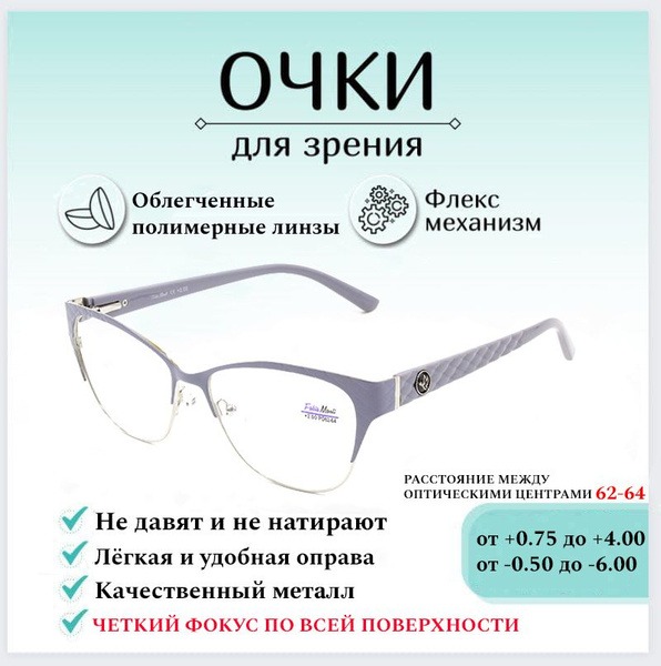 Ready-to-Wear -2.00 Diopter Reading Glasses: Fabia Monti