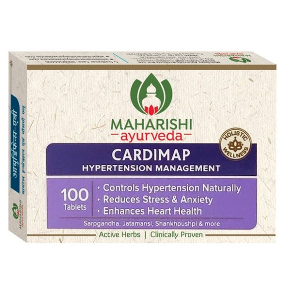 Cardimap Maharishi Ayurveda: 100 Tablets for Blood Pressure Support