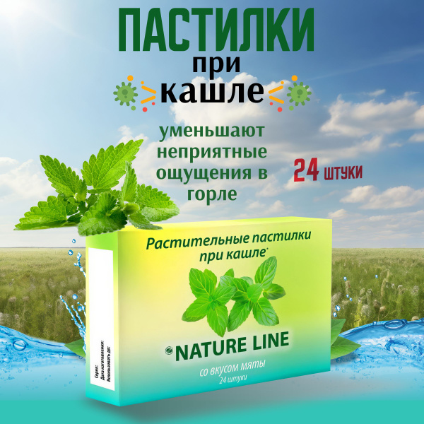 Ananta Medicare Herbal Lozenges for Cough & Sore Throat - Mint Flavor, 60g