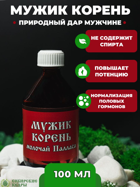 Siberian Cedar Muzhik Root Balm: Prostate & BPH Support (100ml)