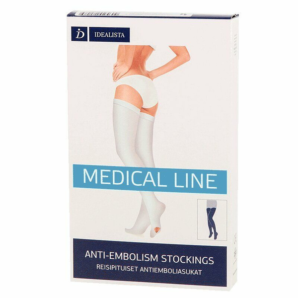 Luomma Idealista White Compression Stockings (Class 2, 1 Pair)