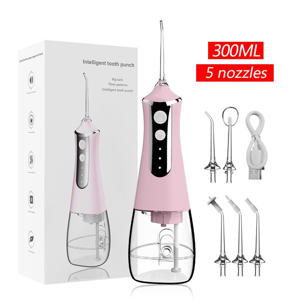 Portable Electric Dental Irrigator & Teeth Whitening Device