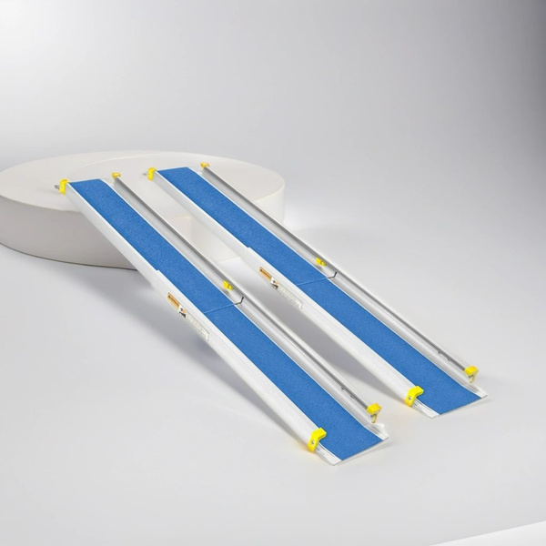 MEGA 2PT1-210 Telescopic Ramp: 2-Section, 300kg Capacity