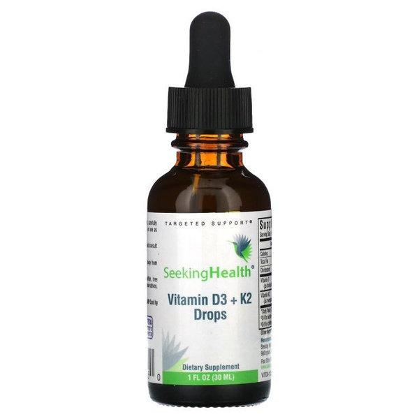 Seeking Health Vitamin D3 & K2 Liquid Drops (30ml)