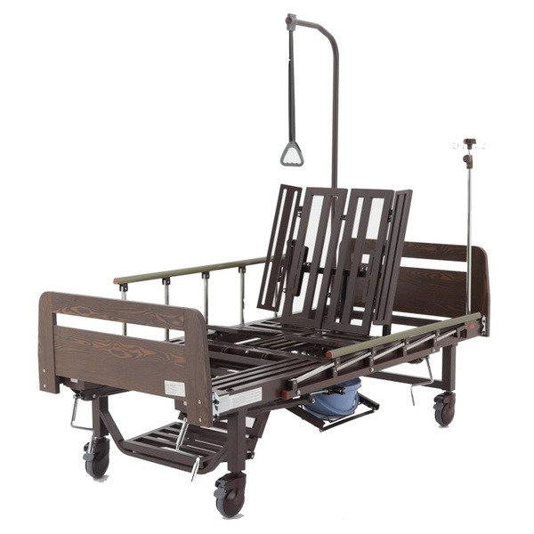 Medical Electric Adjustable Bed with Lateral Turn, Cardio Chair & Commode - YG-5 Model 7.7
