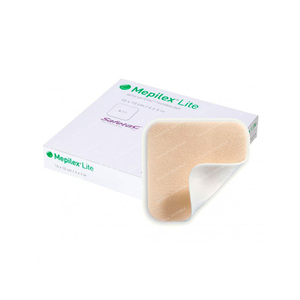 Bandage Mepilex Lite absorbent patch type size 10x10cm