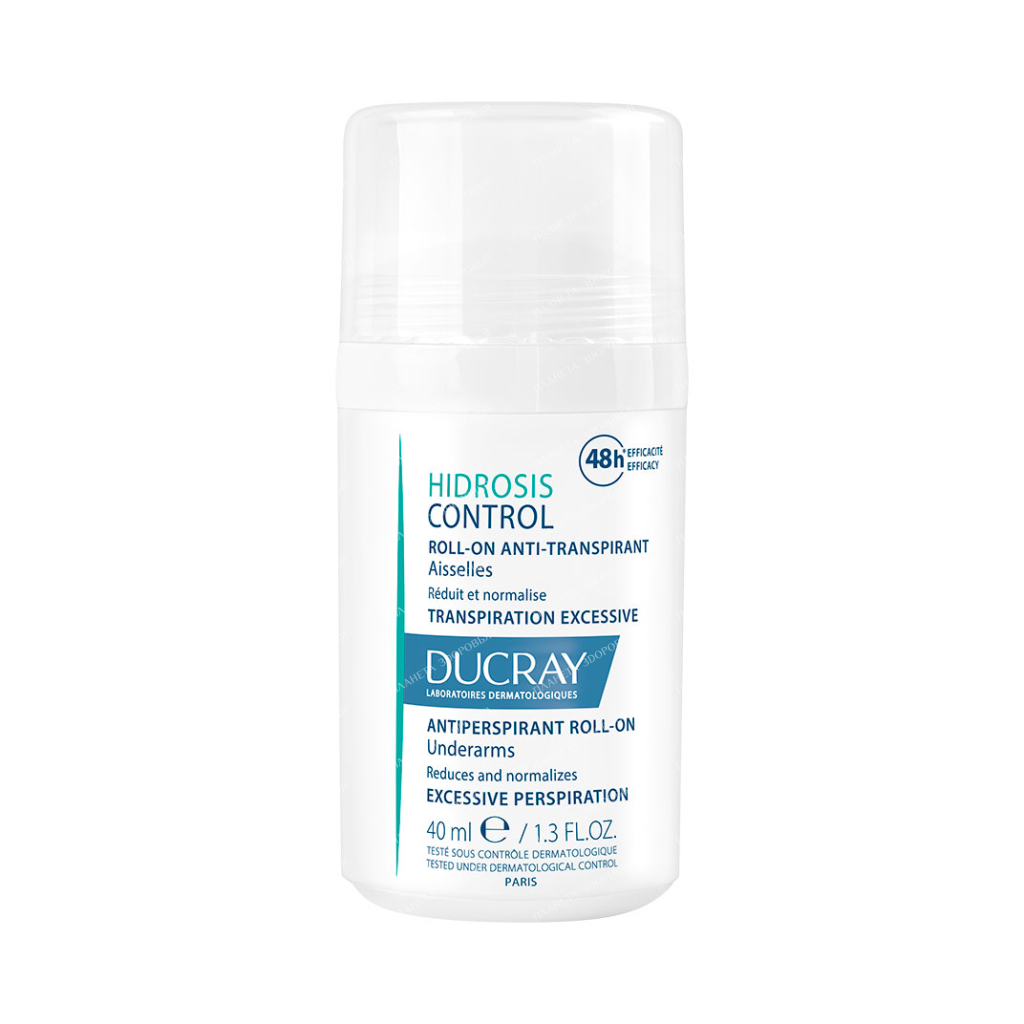 DUCRAY HIDROSIS CONTROL Deodorant-antiperspirant roll-on, 40 ml