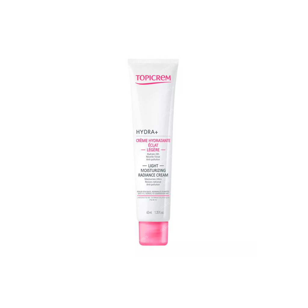 TOPICREM HYDRA+ Light moisturizing cream radiance, 40 ml