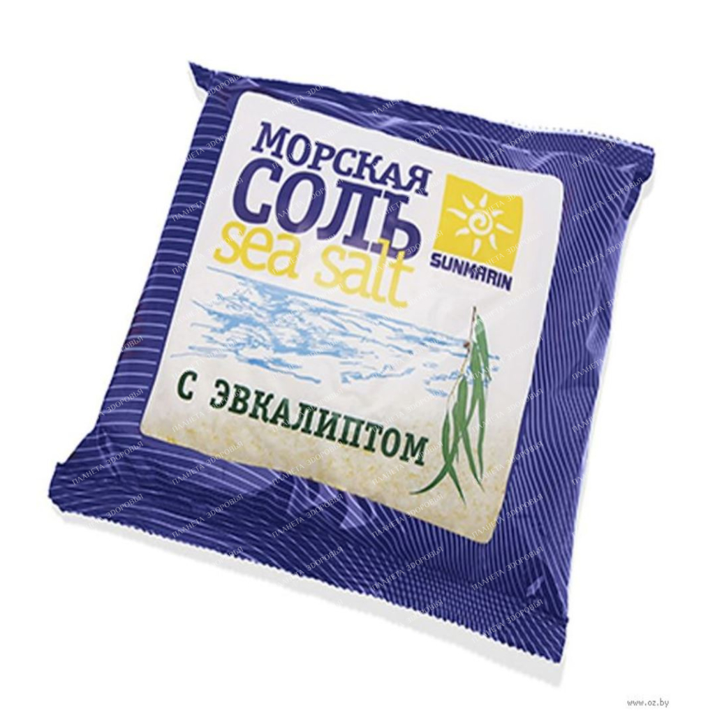 Salt "sea" natural for baths with eucalyptus oil 1 kg
