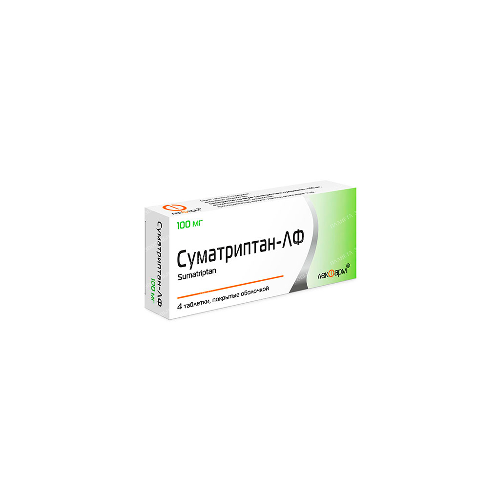Sumatriptan-LF tablets po 100mg №4x1