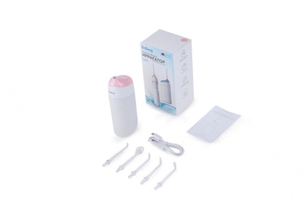 Belberg JM01221 Portable Cordless Water Flosser (Pink)