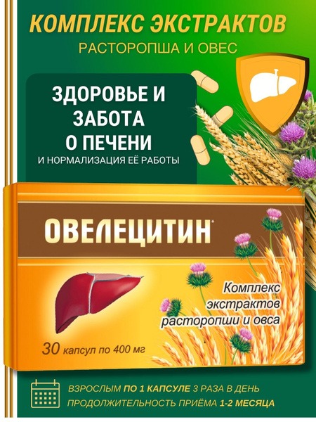 Silymarin & Oat Extract Liver Support Capsules (400mg, 30 Capsules)